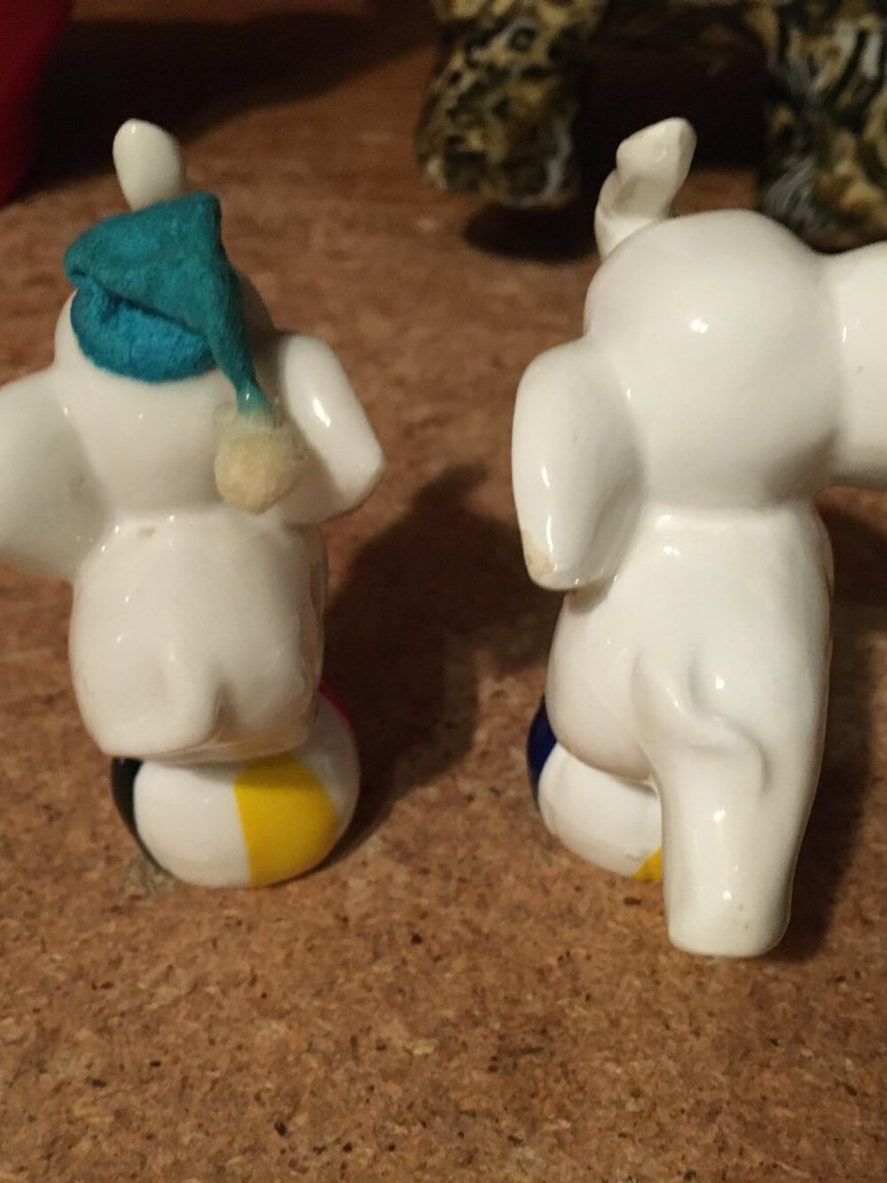 LOT OF 22 ELEPHANT FIGURES CERAMIC PORCELAIN ENESCO CIRCUS JAPAN - Picture 10 of 16